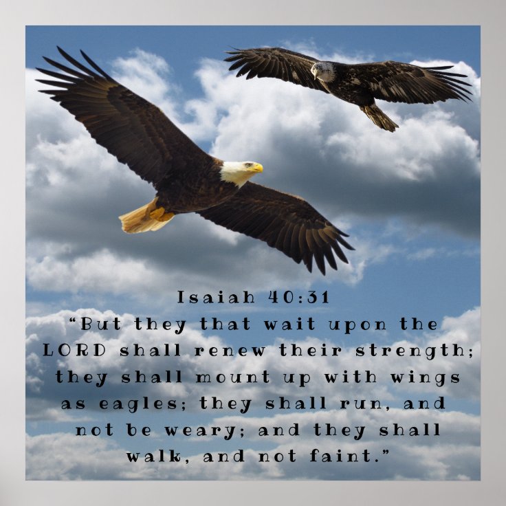 ISAIAH 40:31 POSTER | Zazzle