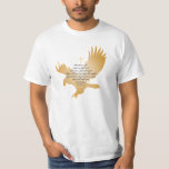 Isaiah 40:31 Scripture With Eagle And Cross T-shirt at Zazzle