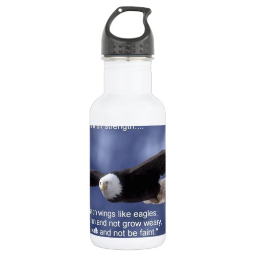 Isaiah 4031 stainless steel water bottle