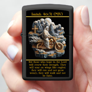 Isaiah 40:31 Strength Beyond Limits Zippo Lighter