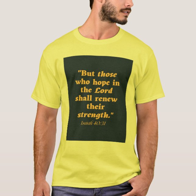 ISAIAH 40:31 T-Shirt (Front)