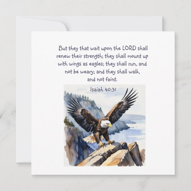 Isaiah 40:31 They that wait upon the Lord (Front)