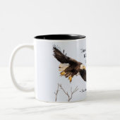 Isaiah 40:31 Those who wait on the Lord, Bible Two-Tone Coffee Mug (Left)