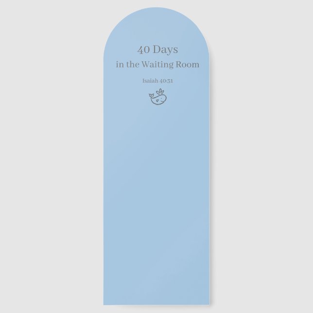 Isaiah 40:31 Waiting Christian  Bookmarks (Front)