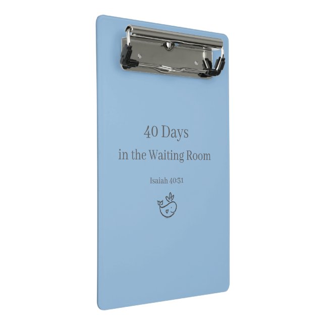 Isaiah 40:31 Waiting Christian  Mini Clipboard (Angled)