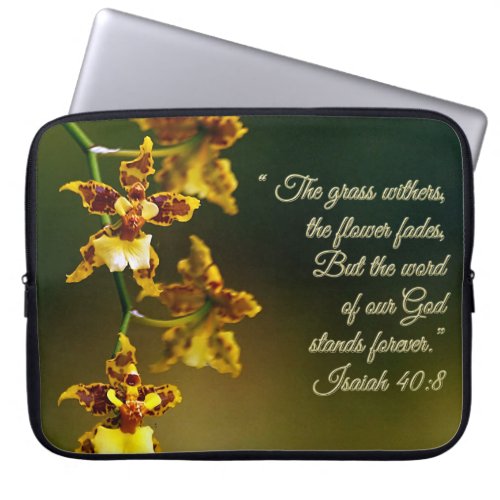 Isaiah 408 Inspirational Laptop Sleeve