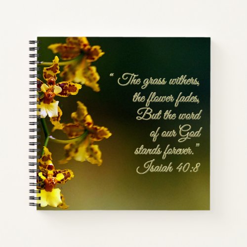 Isaiah 408 Inspirational Notebook