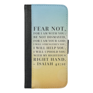 Isaiah 41:10 Bible Quote iPhone 6/6s Plus Wallet Case