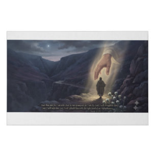 Isaiah 41:10 Bible Verse Canvas Wall Art Decor