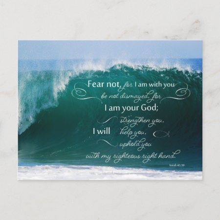 Isaiah 41 10 Bible Verse Postcards