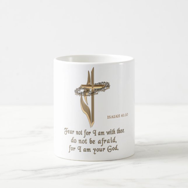 ISAIAH 41:10 COFFEE MUG (Center)