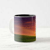 Isaiah 41:10 Do not fear for I Am with You Two-Tone Coffee Mug (Front Left)