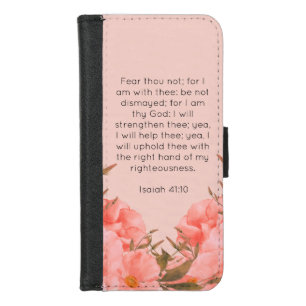 Isaiah 41:10 iPhone 8/7 Case Pink Florals