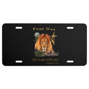 Isaiah 41:10 items license plate