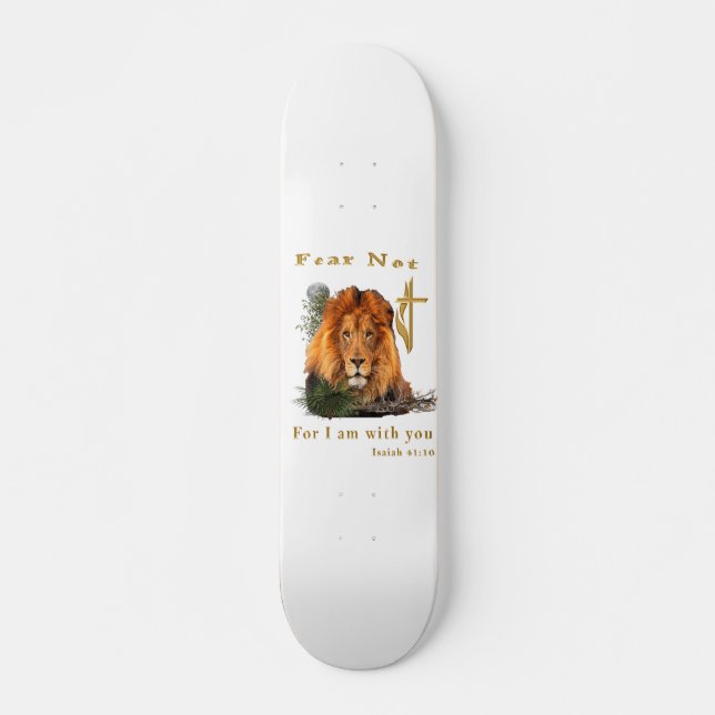 Isaiah 41:10 items skateboard deck (Front)