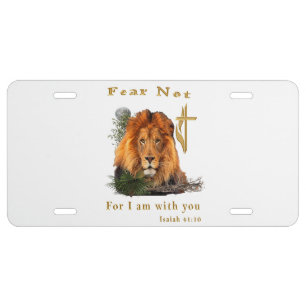 Isaiah 41:10 license plate