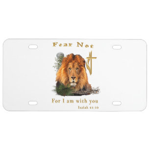 Isaiah 41:10 license plate