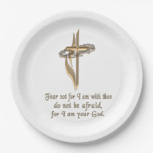 ISAIAH 41:10 PAPER PLATES