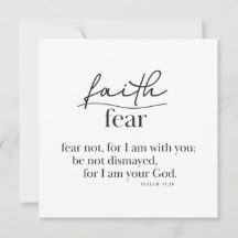 ISAIAH 41:10 - Personalized Note Card