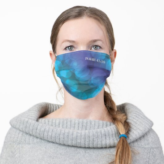ISAIAH 41:10 Protection Adult Cloth Face Mask (Worn)