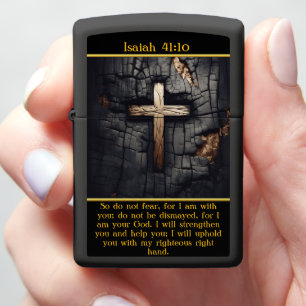 Isaiah 41:10 Resilience and Strength Isaiah Zippo Lighter