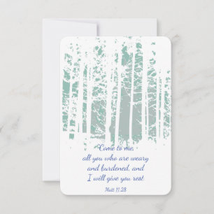 Isaiah 41:10 Scripture Funeral Thanks Custom Thank You Card