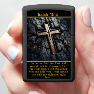 Isaiah 41:10 Strength and Support Isaiah Zippo Lighter