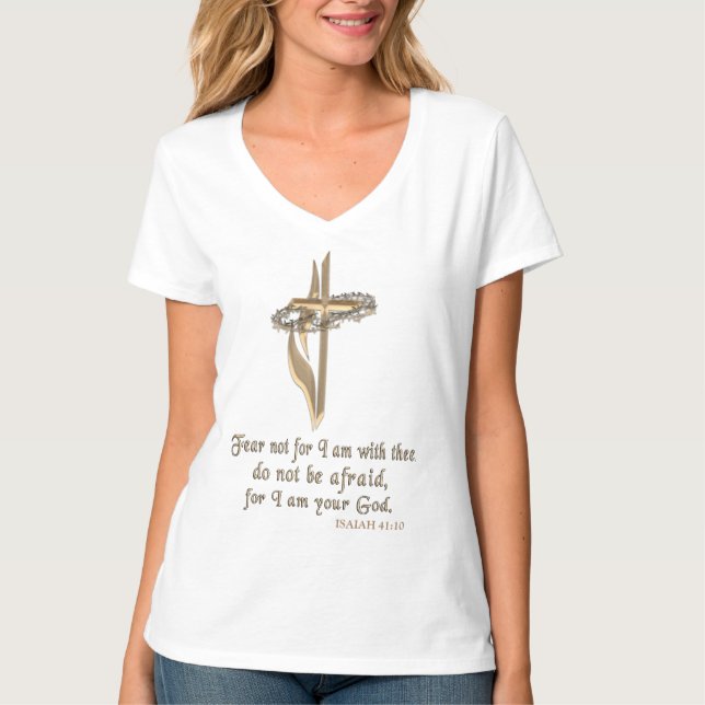 ISAIAH 41:10 T-Shirt (Front)