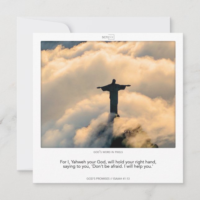 Isaiah 41:13 GOD'S PROMISES Invitation (Front)