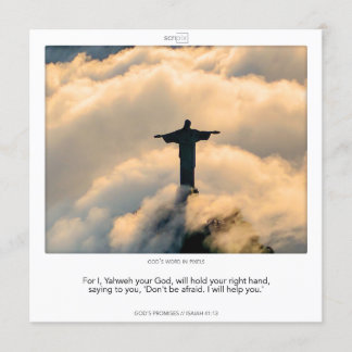 Isaiah 41:13 GOD'S PROMISES Invitation