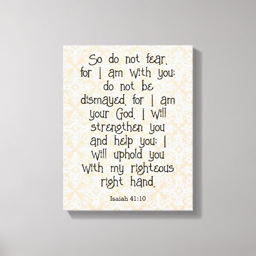 Isaiah 4140  Motivational bible Quotes Verse Canvas Print