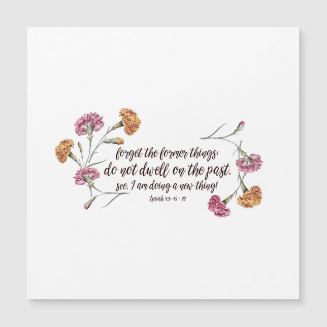 Isaiah 43:18-19 (Front)