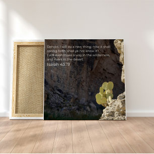  Isaiah 43:19 - Christian Wall Art Foam Board