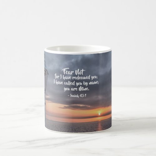 Isaiah 431 Fear not for I have redeemed you Bible Coffee Mug