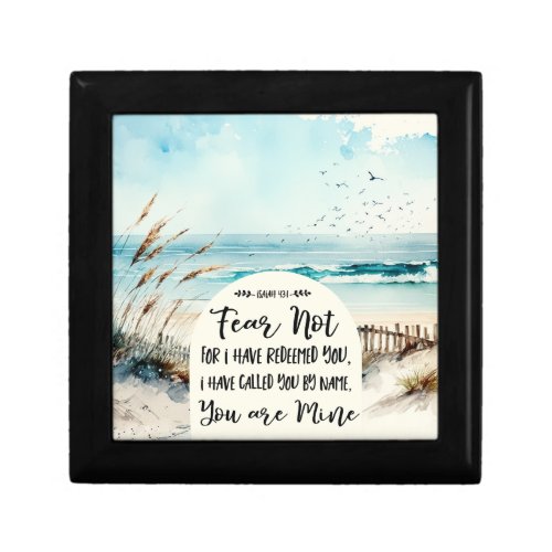 Isaiah 431 Fear not for I have redeemed you Ocean Gift Box