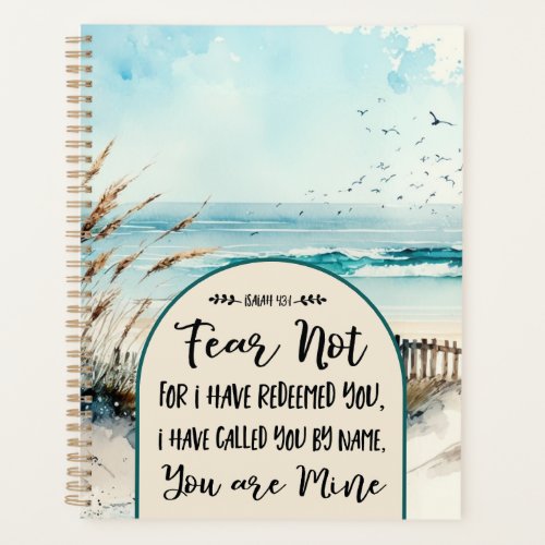 Isaiah 431 Fear not for I have redeemed you Ocean Planner