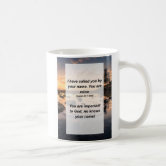 Isaiah 43 2 Bible Verse Coffee Travel Mug: when You Go Through Deep Waters  I Thermos Christian Gift Quote Tumbler/ Cup No. 5 