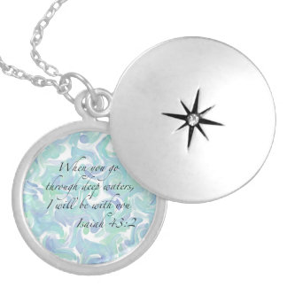 Isaiah 43:2 When you go… Necklace