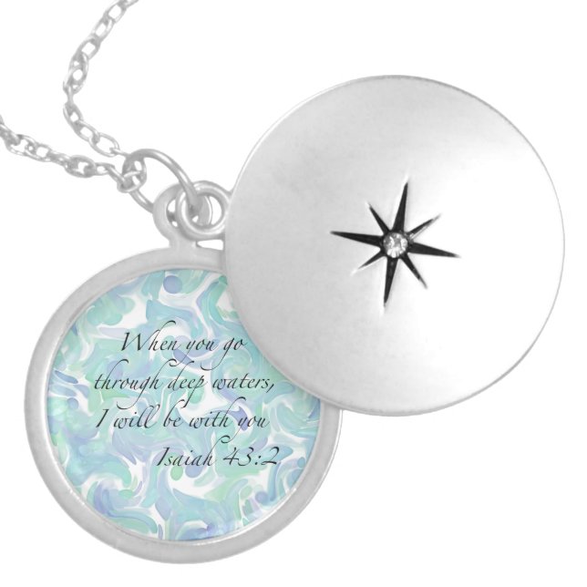 Isaiah 43:2 When you go… Necklace (Front)