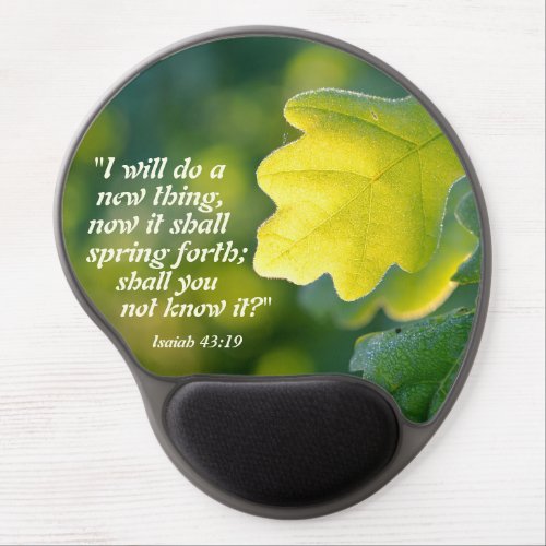 Isaiah 43 Bible Verse I will do a new thing Gel Mouse Pad