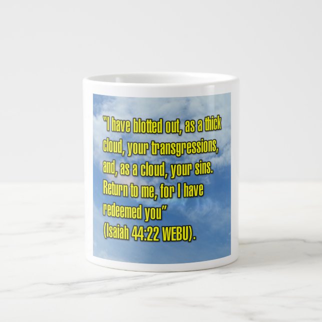 Isaiah 44:22 WEBU Mug (Front)