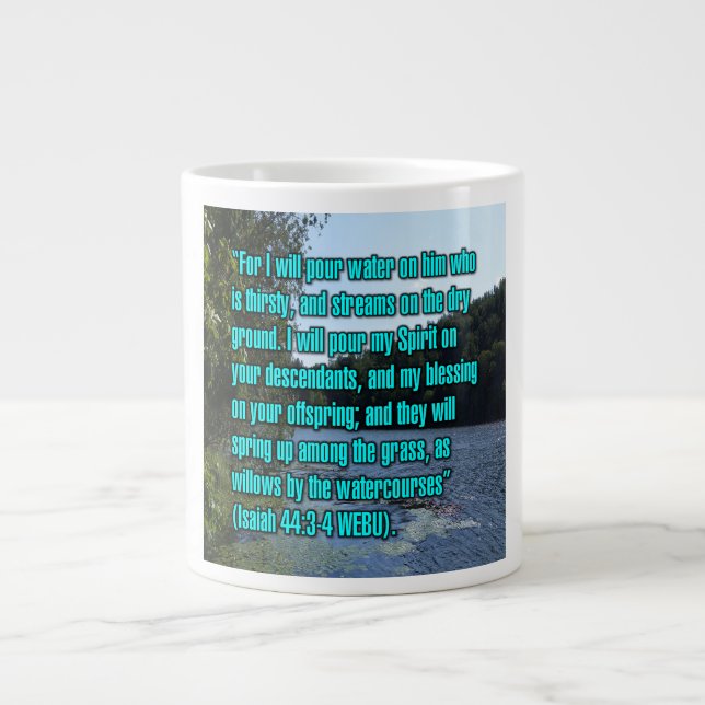 Isaiah 44:3-4 WEBU Mug (Front)