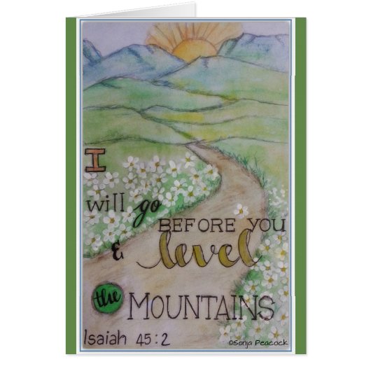 Isaiah 45:2 cards (Front)
