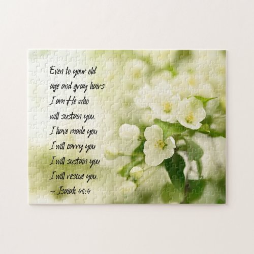 Isaiah 464 I am He who will sustain you  Jigsaw Puzzle