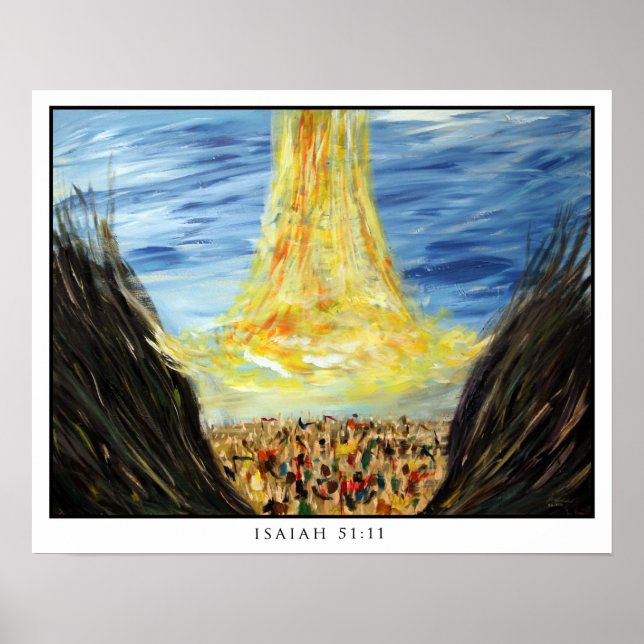 Isaiah 51:11 poster (Front)
