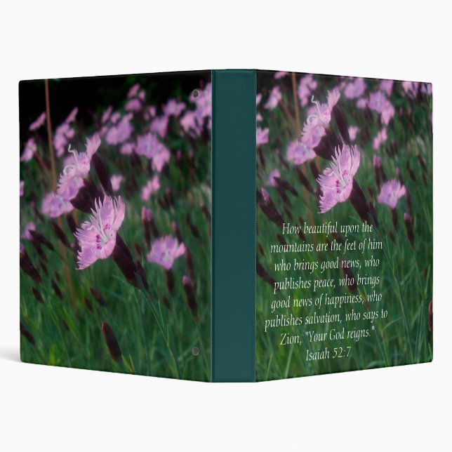 Isaiah 52:7 binder (Background)