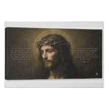 Isaiah 53:5 Jesus Canvas Print | Crown of Thorns