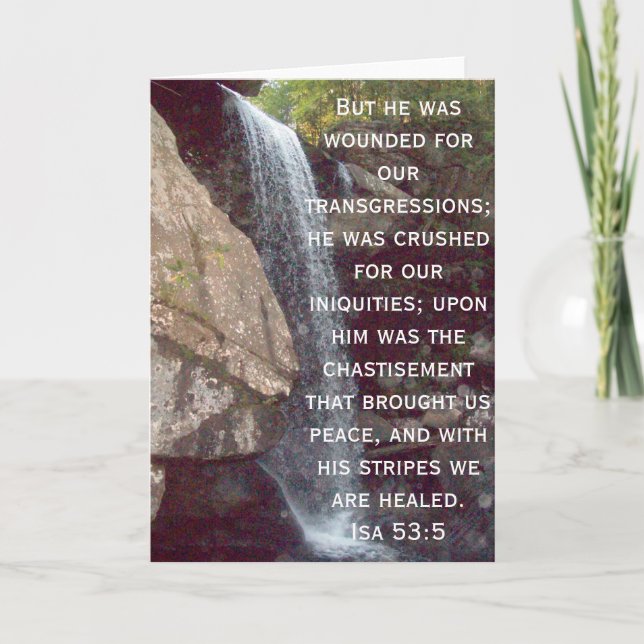Isaiah 53 Collection Holiday Card (Front)