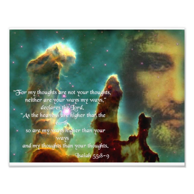ISAIAH 55, 8-9 PHOTO PRINT (Front)