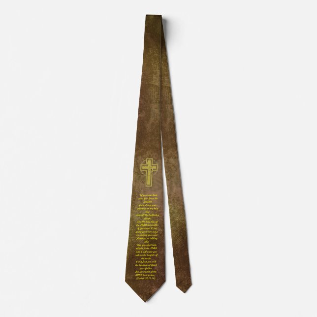 Isaiah 58:13-14 Necktie (Front)